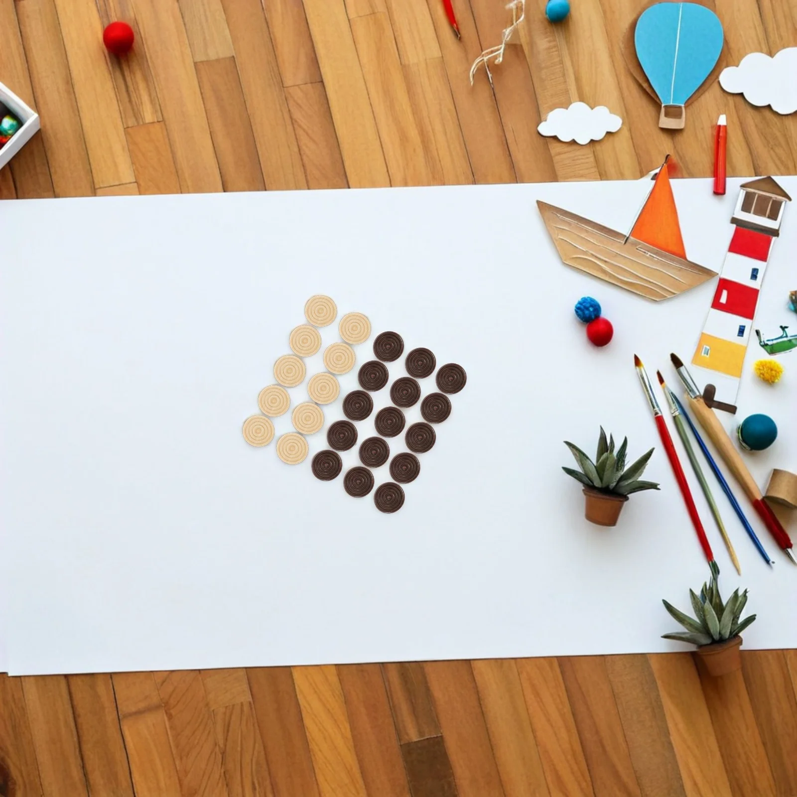 48Pcs Wooden Checkers Pieces Backgammon Game Accessory Round Chess Pieces Stackable Board Game Accessories Universal
48Pcs Wooden Checkers Pieces Backgammon Game Accessory Round Chess Pieces Stackable Board Game Accessories Universal