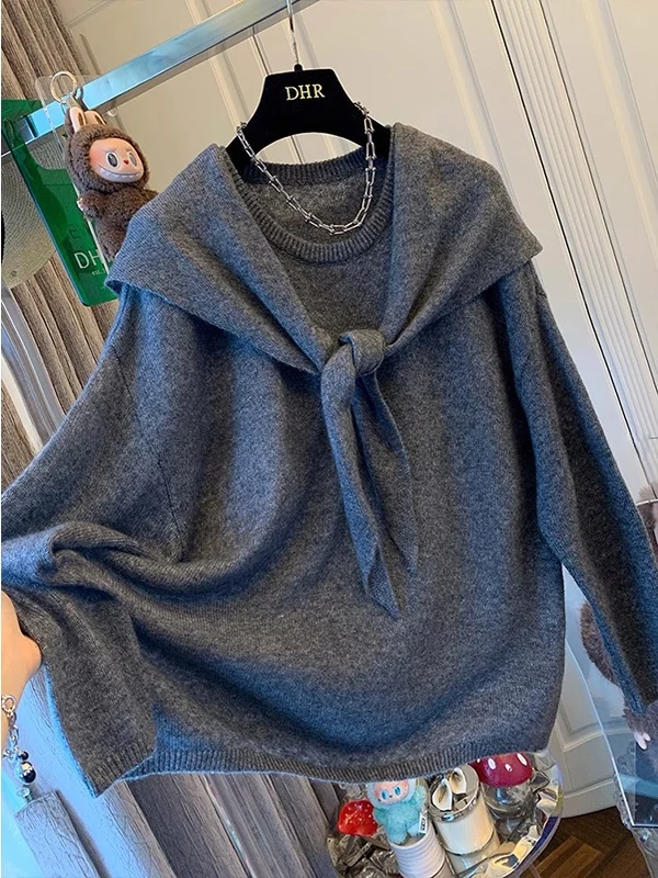 Extra Large Size 2300 Pou Korean Sle High End Knitted Sweater Women's Autumn Winter Loose Casual Two Piece Set 2
Extra Large Size 2300 Pou Korean Sle High End Knitted Sweater Women's Autumn Winter Loose Casual Two Piece Set 2