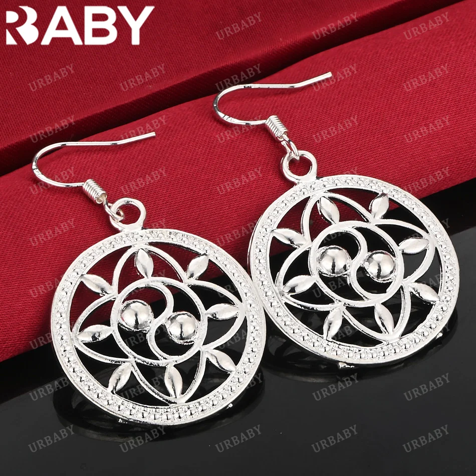 URBABY 925 Sterling Silver Earrings Hollow Round Drop Earrings For Women Jewelry Fashion Party and Daily Wear
URBABY 925 Sterling Silver Earrings Hollow Round Drop Earrings For Women Jewelry Fashion Party and Daily Wear