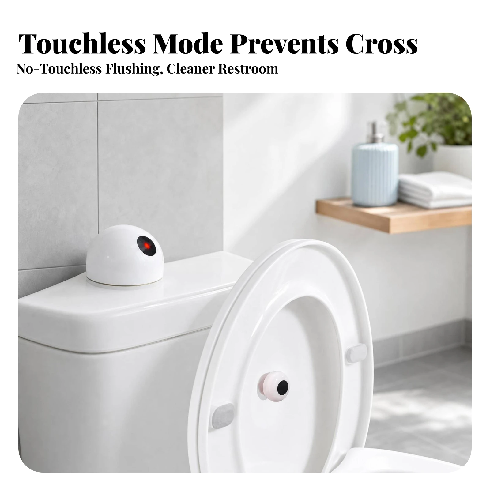 Seat-off Flush Device Contactless Automatic Toilet Flush Sensor Infrared Toilet Flusher Hygienic Hands Free
Seat-off Flush Device Contactless Automatic Toilet Flush Sensor Infrared Toilet Flusher Hygienic Hands Free