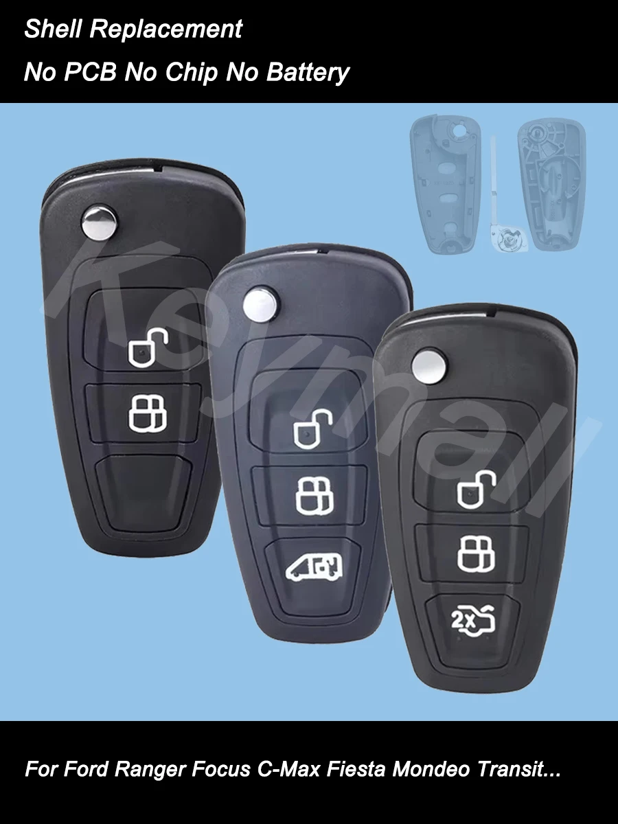Сменный флип-чехол KEYECU с дистанционным управлением и 2 3 кнопками, брелок для Ford Ranger Focus C-Max Fiesta Mondeo Transit
Сменный флип-чехол KEYECU с дистанционным управлением и 2 3 кнопками, брелок для Ford Ranger Focus C-Max Fiesta Mondeo Transit