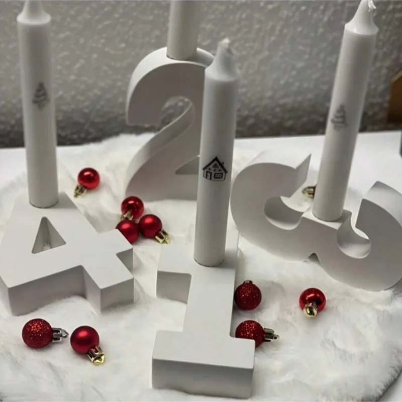 DIY 4-х предметный цифровой подсвечник силиконовая смола гипсовая форма ручной работы литье бетон подарок
DIY 4-х предметный цифровой подсвечник силиконовая смола гипсовая форма ручной работы литье бетон подарок