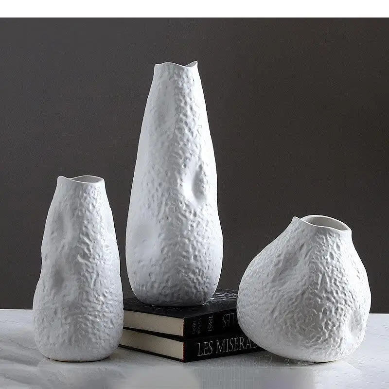 Uneven Surface Ceramic Vase Desk Decoration Flower Arrangement Flowers Pots Modern Home Decor Crafts Floral Vases
Uneven Surface Ceramic Vase Desk Decoration Flower Arrangement Flowers Pots Modern Home Decor Crafts Floral Vases