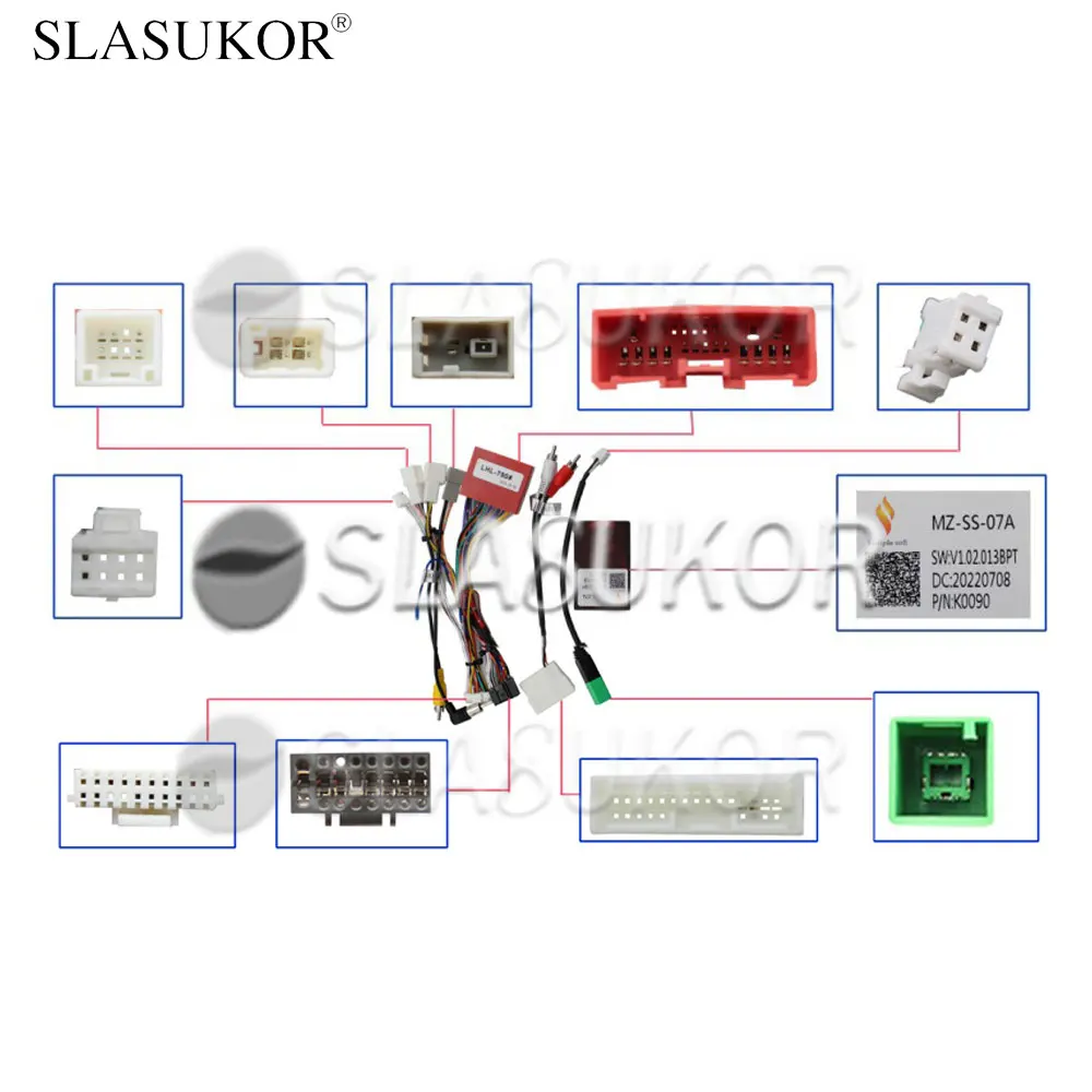 16PIN Car Radio Cable with CAN Bus Box Canbus For MAZDA Cx-5 2012 POWER WIRE Canbus Cable Android
16PIN Car Radio Cable with CAN Bus Box Canbus For MAZDA Cx-5 2012 POWER WIRE Canbus Cable Android