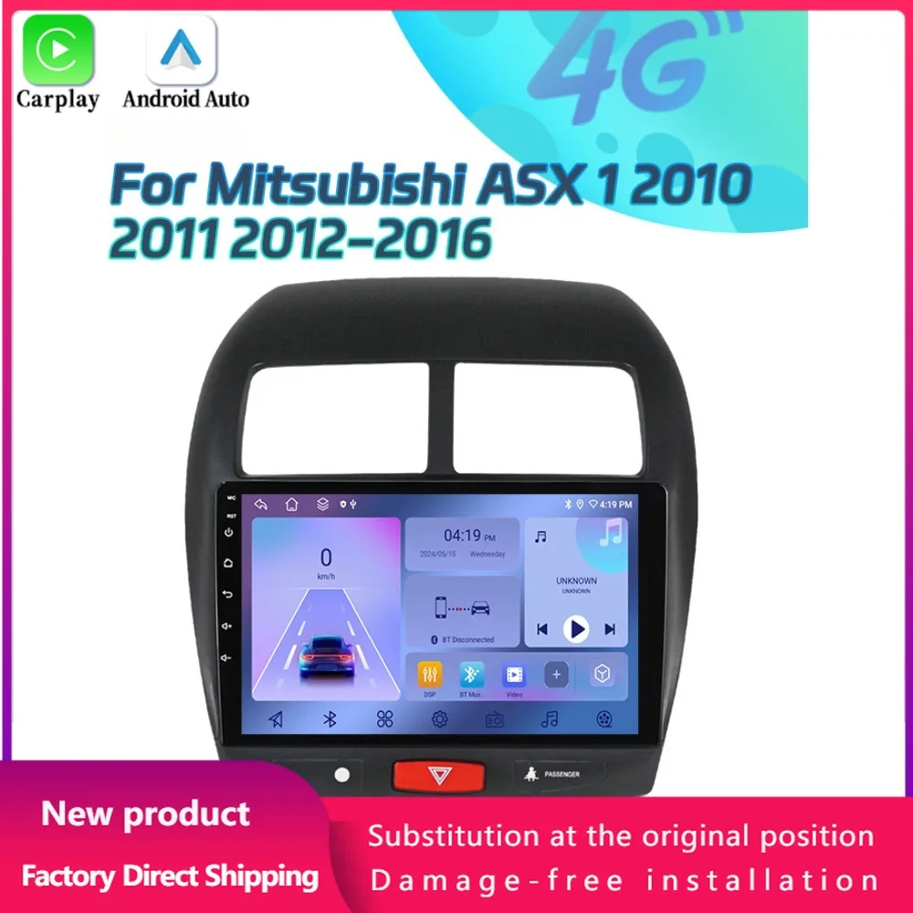 Car Radio Multimedia For Mitsubishi ASX 1 2010 2011 2012 2013 2014 2015 2016 Navigation CarPlay 4G GPS Android 14 Touch Screen
Car Radio Multimedia For Mitsubishi ASX 1 2010 2011 2012 2013 2014 2015 2016 Navigation CarPlay 4G GPS Android 14 Touch Screen
