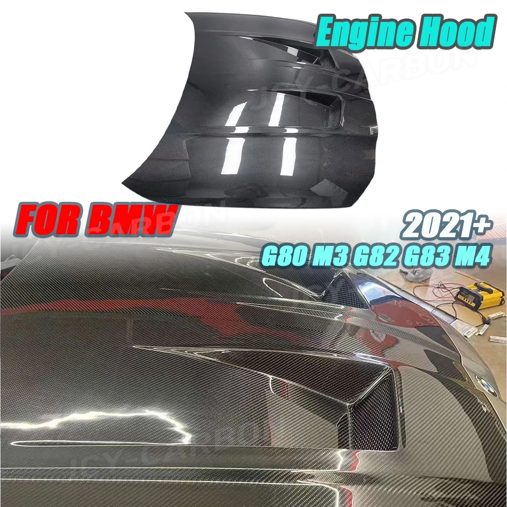 Real Dry Carbon Fiber Car Front Bumper Engine Hood Bonnet Cover For BMW G80 M3 G82 G83 M4 21+ Modify Body Kits Car Tuning Parts
Real Dry Carbon Fiber Car Front Bumper Engine Hood Bonnet Cover For BMW G80 M3 G82 G83 M4 21+ Modify Body Kits Car Tuning Parts