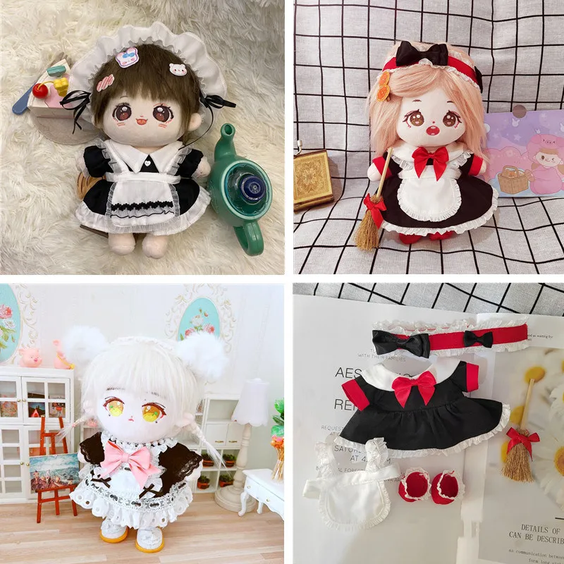 20cm doll Newest maid outfit DIY 20cm Plush Doll Kawaii Clothes Cosplay costume for Stuffed Plush Toys Fan Gifts Anime
20cm doll Newest maid outfit DIY 20cm Plush Doll Kawaii Clothes Cosplay costume for Stuffed Plush Toys Fan Gifts Anime