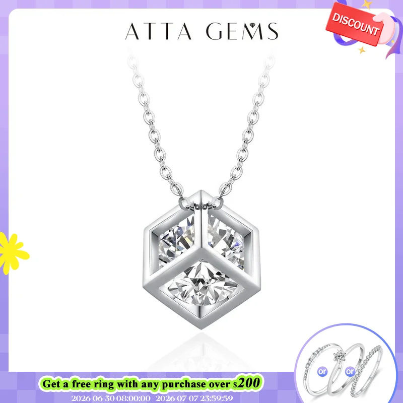 ATTAGEMS Luxury 4.0ct D Color Moissanite Necklace for Women 925 Sterling Silver White Gold Plated Pendant Party Anniversary Gift
ATTAGEMS Luxury 4.0ct D Color Moissanite Necklace for Women 925 Sterling Silver White Gold Plated Pendant Party Anniversary Gift