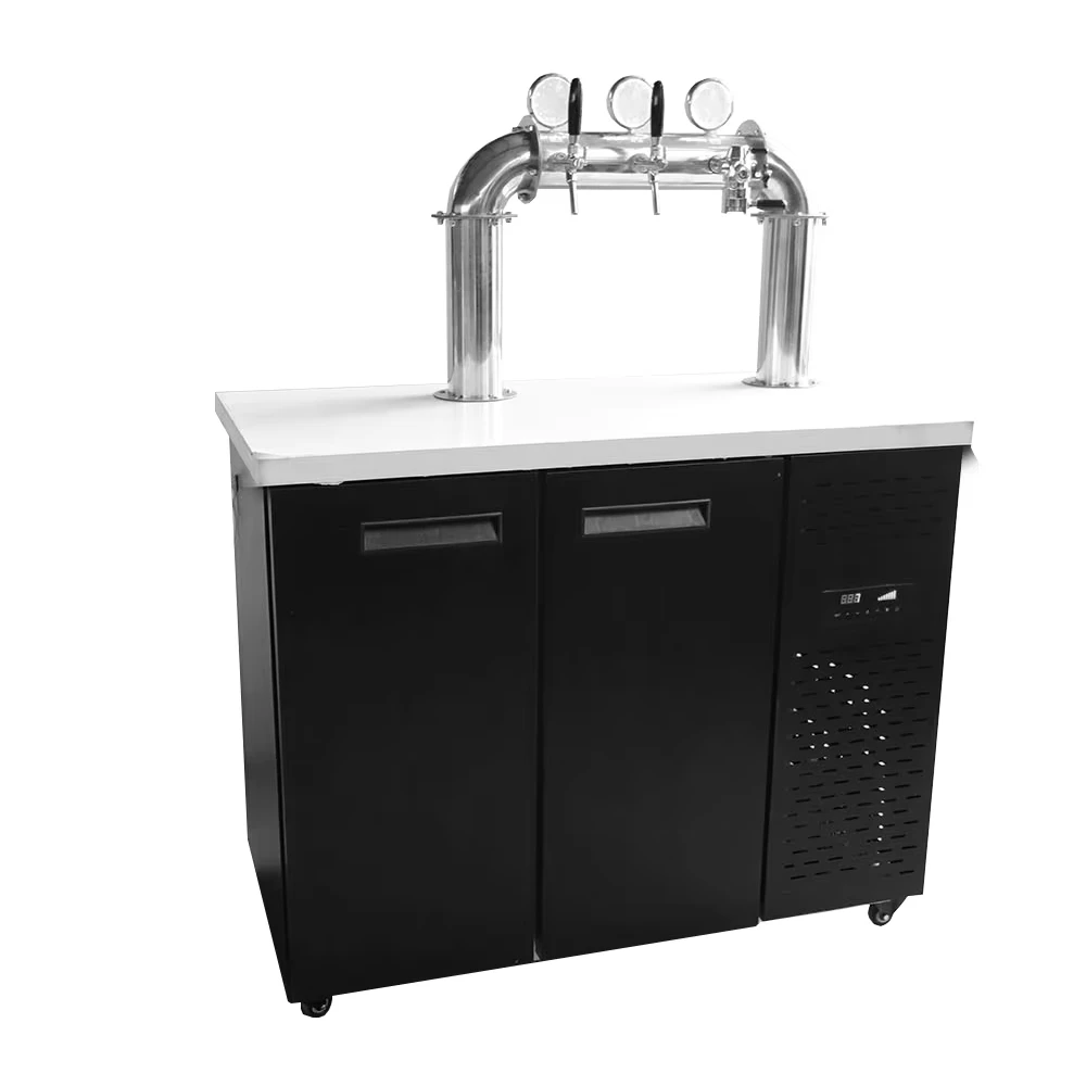 Commercial Digital Display Draft Beer Cooler Dispenser Machine with Tap Tower
Commercial Digital Display Draft Beer Cooler Dispenser Machine with Tap Tower