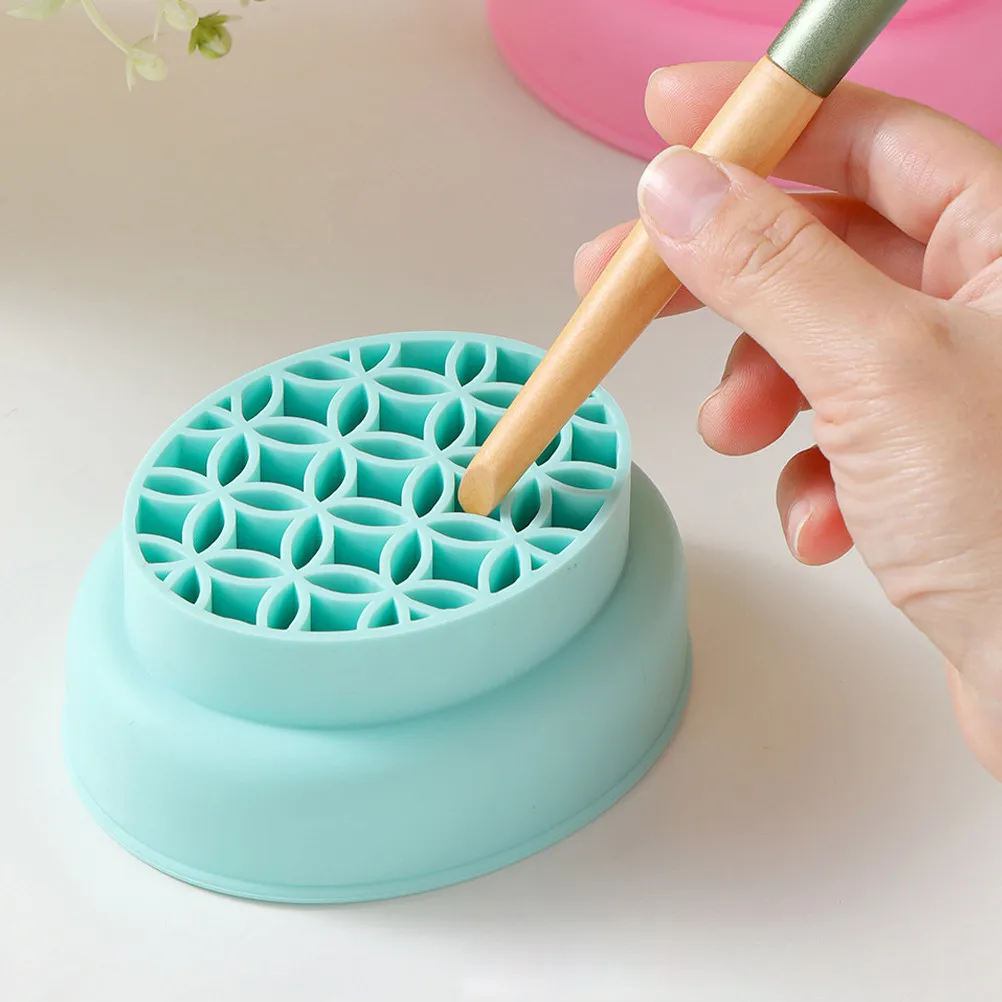 Силиконовая чаша для чистки кистей для макияжа, профессиональный инструмент для очистки, подставка для сушки, универсальное средство для чистки косметических инструментов для женщин, для домашнего использования
Силиконовая чаша для чистки кистей для макияжа, профессиональный инструмент для очистки, подставка для сушки, универсальное средство для чистки косметических инструментов для женщин, для домашнего использования