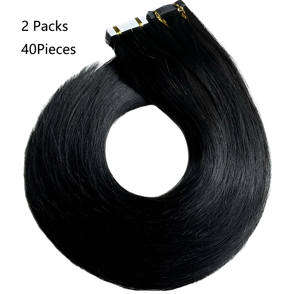 #1B Straight Tape In Hair Extensions 100% Real Remy Human Hair Seamless Invisible Thin Skin Weft 50g Human Hair Tape Ins For Black Women
#1B Straight Tape In Hair Extensions 100% Real Remy Human Hair Seamless Invisible Thin Skin Weft 50g Human Hair Tape Ins For Black Women