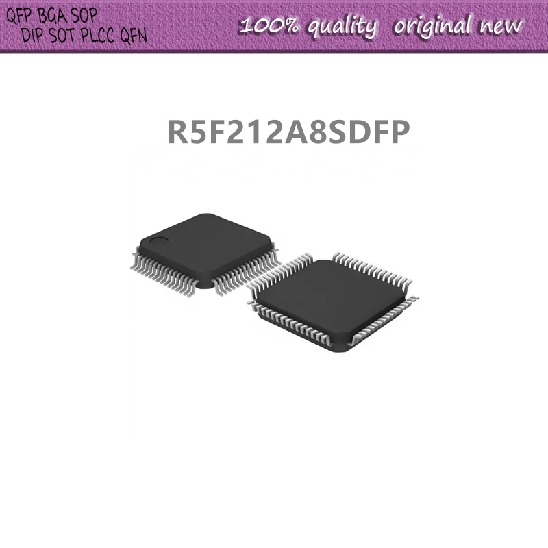 2Pcs/Lot R5F212A8SDFP R5F212ABSDFP R5F212A8 LQFP64