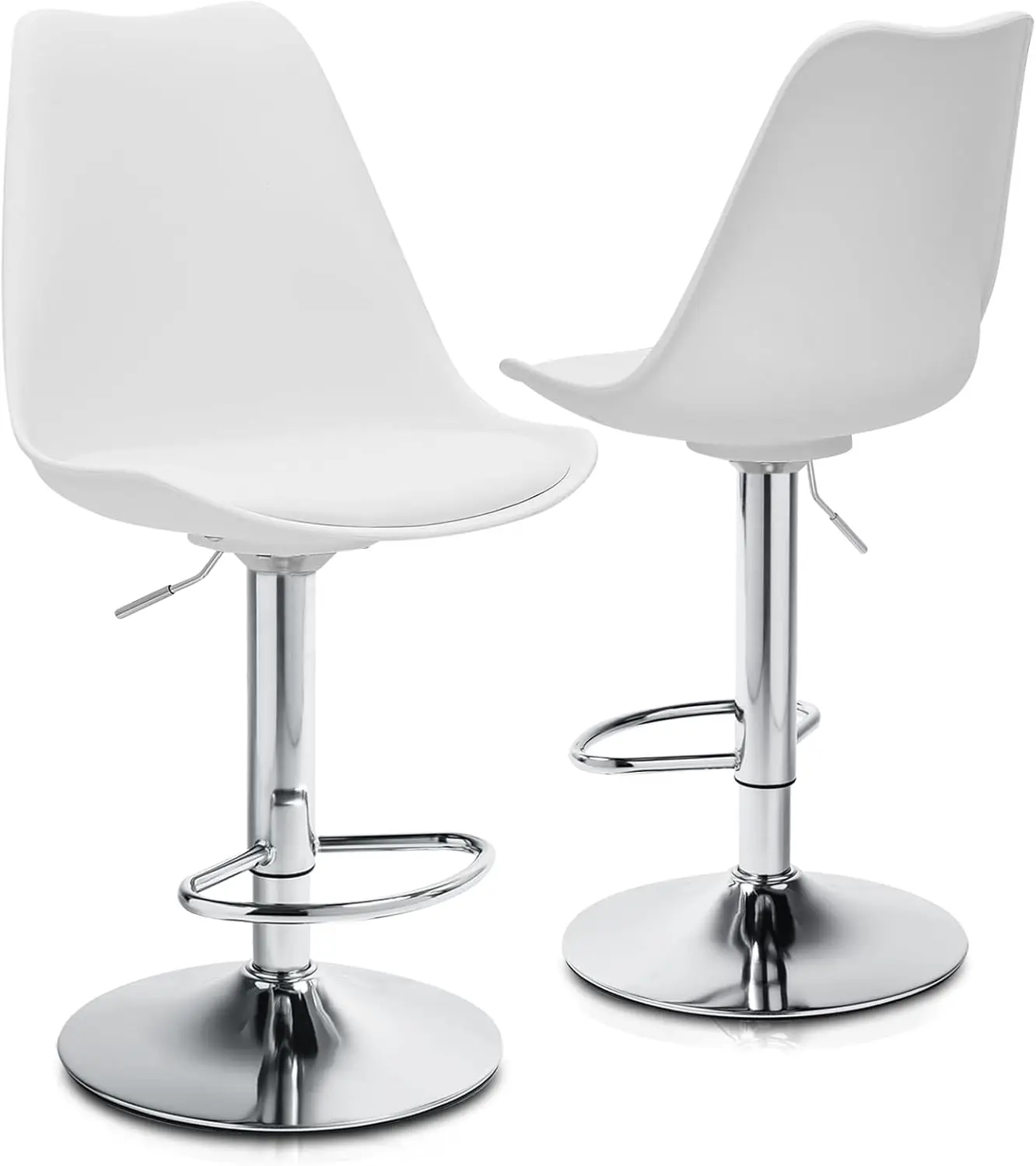 Bar Stools Set Of 2, Adjustable Counter Height Bar Stools Pu Leather,Swivel Bar Height Stools For Kitchen Island,Modern
Bar Stools Set Of 2, Adjustable Counter Height Bar Stools Pu Leather,Swivel Bar Height Stools For Kitchen Island,Modern