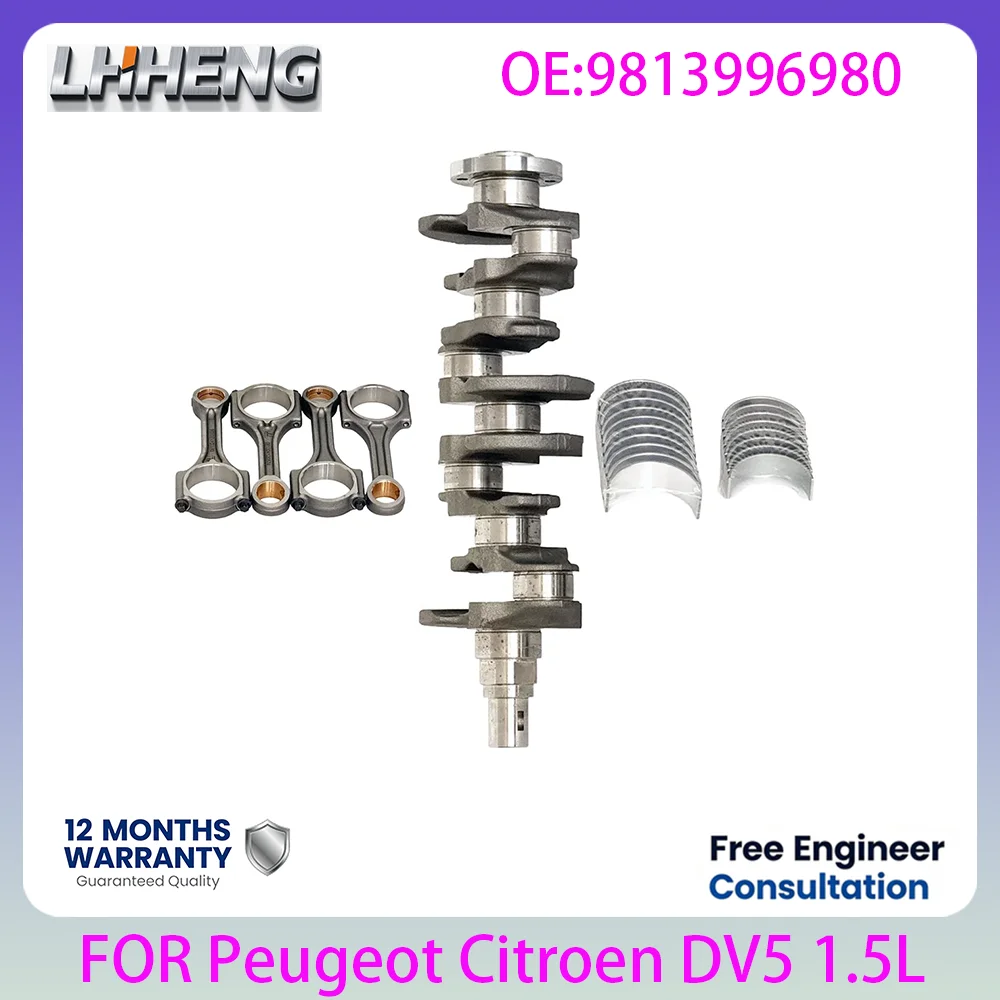 Crankshaft Conrod & Main Bearing Set For Peugeot 208 2008 3008 508 Citroen C3 C4 C5 DV5 1.5L 1.5 L T L4 Diesel 17-25 9827306980
Crankshaft Conrod & Main Bearing Set For Peugeot 208 2008 3008 508 Citroen C3 C4 C5 DV5 1.5L 1.5 L T L4 Diesel 17-25 9827306980