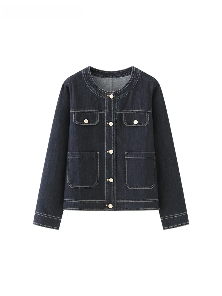 La Chapelle винтажный повседневный свободный круглый джинсовый тюнер с несколькими карманами женский утягивающий универсальный топ для поездок на работу Long Sve
La Chapelle винтажный повседневный свободный круглый джинсовый тюнер с несколькими карманами женский утягивающий универсальный топ для поездок на работу Long Sve