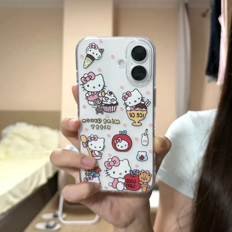 Cartoon Hello Kitty Suitable for IPhone17 Pro Max Soft Shell Apple 16 Plus Mobile Phone Case 15 High Transparency 14 13 12 Gift
Cartoon Hello Kitty Suitable for IPhone17 Pro Max Soft Shell Apple 16 Plus Mobile Phone Case 15 High Transparency 14 13 12 Gift