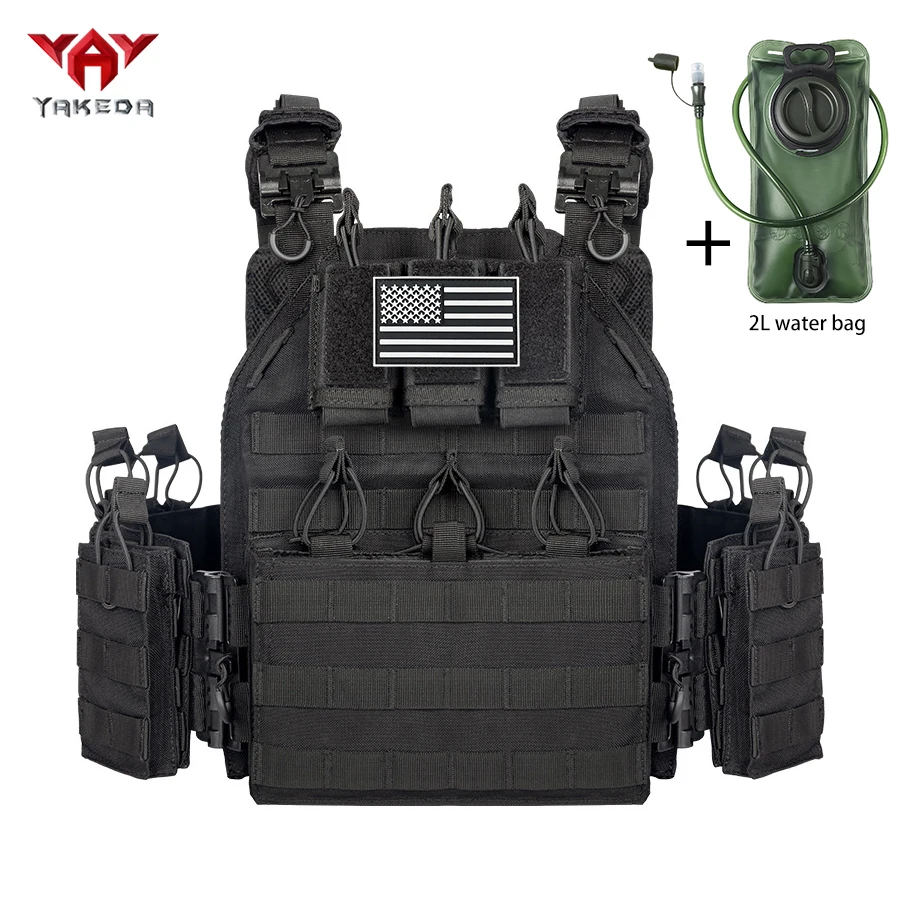 Outdoor Hunting Training Vest with 2L Water Bag, Modular MOLLE Gear Carrier for Camping Exploration
Outdoor Hunting Training Vest with 2L Water Bag, Modular MOLLE Gear Carrier for Camping Exploration