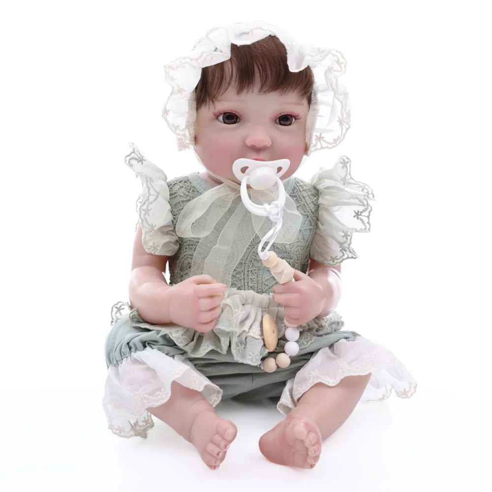 Cloveray 20 inch Full Body Vinyl Realistic Reborn Baby Doll Super Cute Vinyl Doll High-quality Handmade Toy Children's Xmas Gift
Cloveray 20 inch Full Body Vinyl Realistic Reborn Baby Doll Super Cute Vinyl Doll High-quality Handmade Toy Children's Xmas Gift