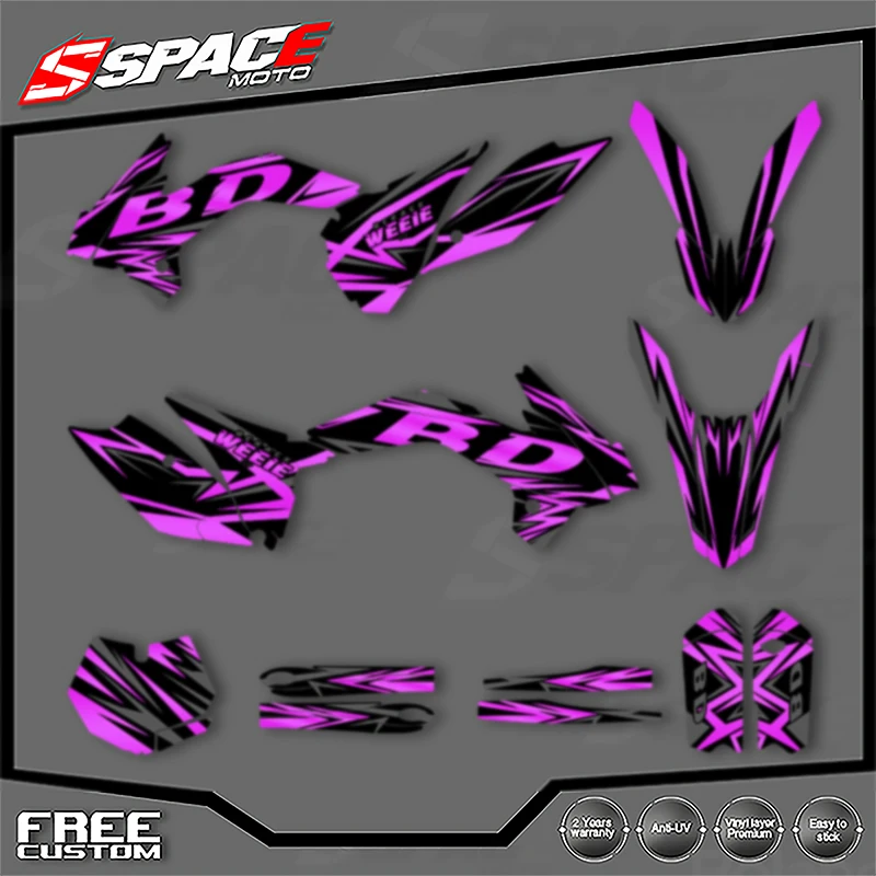 SPACE Custom Motorcycle Graphics Background Decal for KTM SX SX85 2013 2014 SX85 2015 2016 2017 Stickers Kits 16
SPACE Custom Motorcycle Graphics Background Decal for KTM SX SX85 2013 2014 SX85 2015 2016 2017 Stickers Kits 16