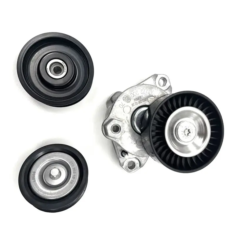 A2722000270 A2722021019 A2722021419 Metal Tensioner & 2 Idler Wheels For Benz M272 M273-A08Q
A2722000270 A2722021019 A2722021419 Metal Tensioner & 2 Idler Wheels For Benz M272 M273-A08Q