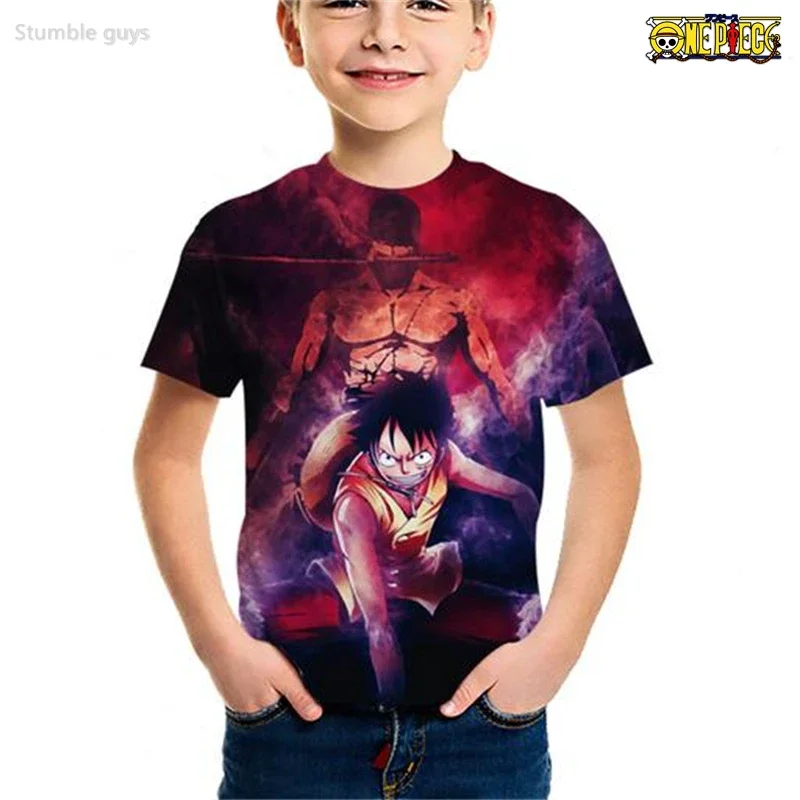 Summer Children One Piece T-Shirt Shanks Simple Print Casual Boys Clothes Girls Short Sleeve Men Jersey
Summer Children One Piece T-Shirt Shanks Simple Print Casual Boys Clothes Girls Short Sleeve Men Jersey