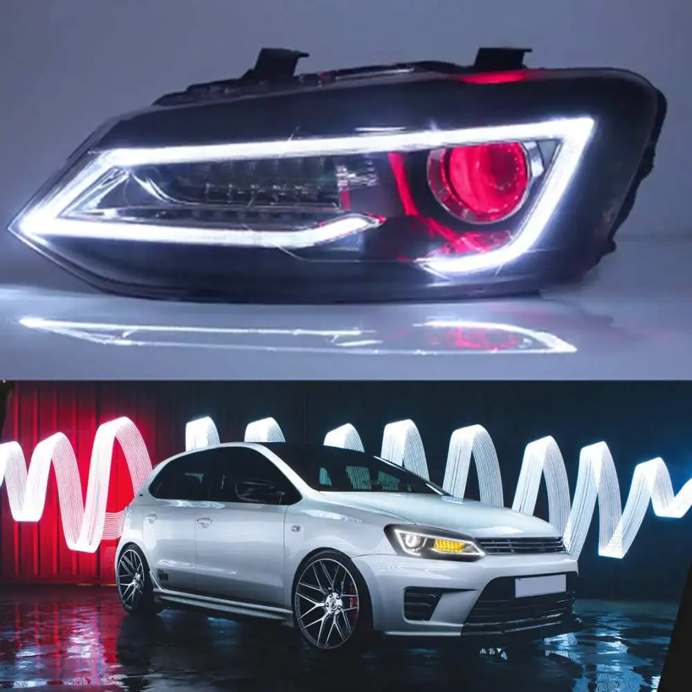 Car LED Headlight Assembly For Volkswagen POLO 2011-2017 Streamer Turn Signal Fog Brake Reverse Daytime Running Light Front Lamp
Car LED Headlight Assembly For Volkswagen POLO 2011-2017 Streamer Turn Signal Fog Brake Reverse Daytime Running Light Front Lamp