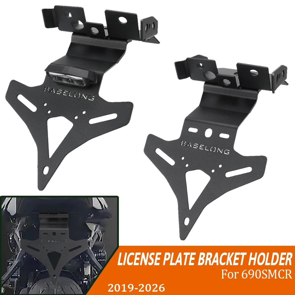 Motorcycle License Plate Holder Fender Eliminator Registration Bracket For 690SMC Enduro GAS ES700 SM 700 690 SMC 2019-2026
Motorcycle License Plate Holder Fender Eliminator Registration Bracket For 690SMC Enduro GAS ES700 SM 700 690 SMC 2019-2026