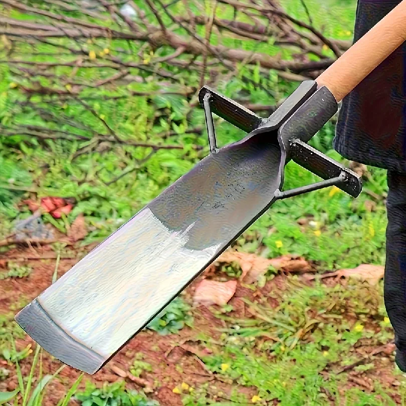 Heavy-Duty Manganese Steel Garden Spade - Reinforced Blade, Hardened Edge, Solid Wood Handle. No Electricity Needed.
Heavy-Duty Manganese Steel Garden Spade - Reinforced Blade, Hardened Edge, Solid Wood Handle. No Electricity Needed.