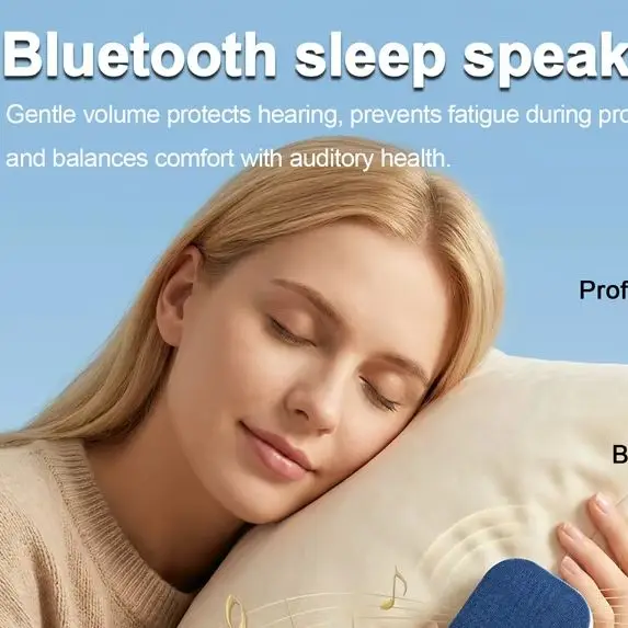 Bluetooth-колонка-подушка с Bluetooth 6.0, ультратонкий диск для сна с двойными встроенными динамиками, генератор белого шума для улучшения сна
Bluetooth-колонка-подушка с Bluetooth 6.0, ультратонкий диск для сна с двойными встроенными динамиками, генератор белого шума для улучшения сна