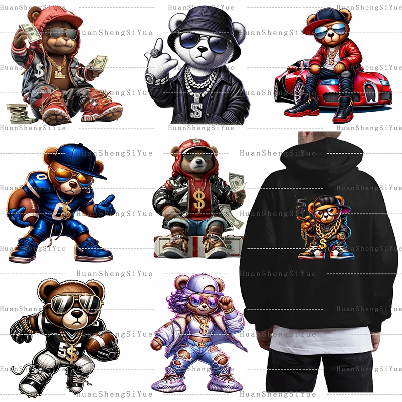 Street Style Teddy Bear Heat transfer Patch Ironing Sticker Clothes DTF Fashion T-shirt Hoodie DIY Jacket Patch Hot Paste Paper
Street Style Teddy Bear Heat transfer Patch Ironing Sticker Clothes DTF Fashion T-shirt Hoodie DIY Jacket Patch Hot Paste Paper