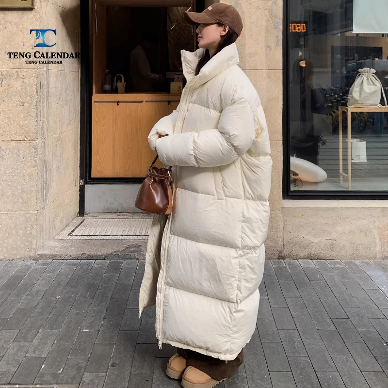 Ultra Long Down Jacket, Knee To Ankle Korean Version High Fill Velvet Warm Blanket Jacket, Women's Winter 2025 New Model
Ultra Long Down Jacket, Knee To Ankle Korean Version High Fill Velvet Warm Blanket Jacket, Women's Winter 2025 New Model