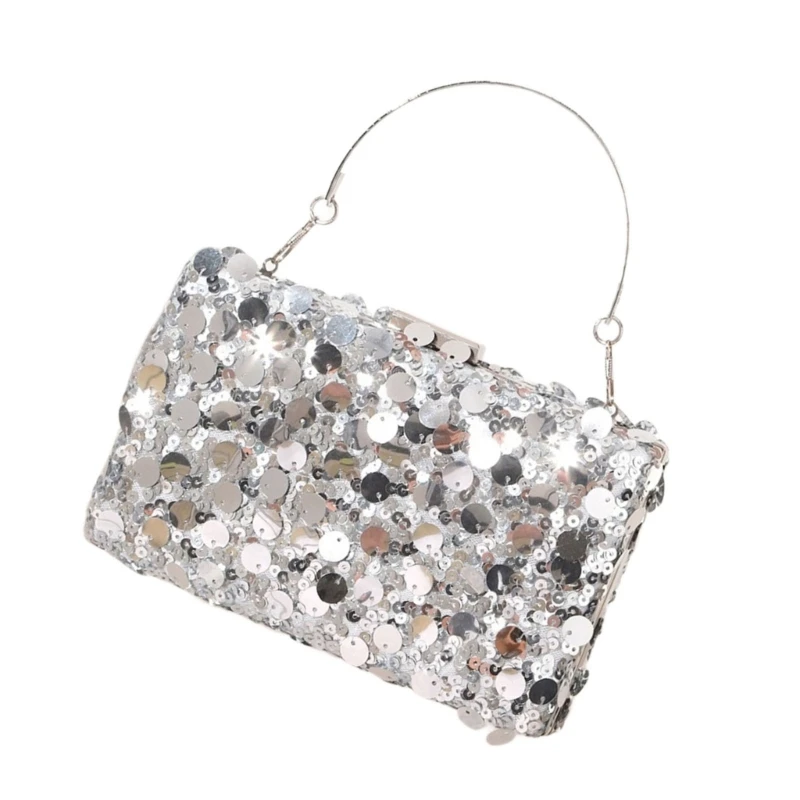 Sparkling Sequined Party Purse Evening Bag Spacious Interior For Essential Crossbody Shoulder Bag For Party Occasion
Sparkling Sequined Party Purse Evening Bag Spacious Interior For Essential Crossbody Shoulder Bag For Party Occasion