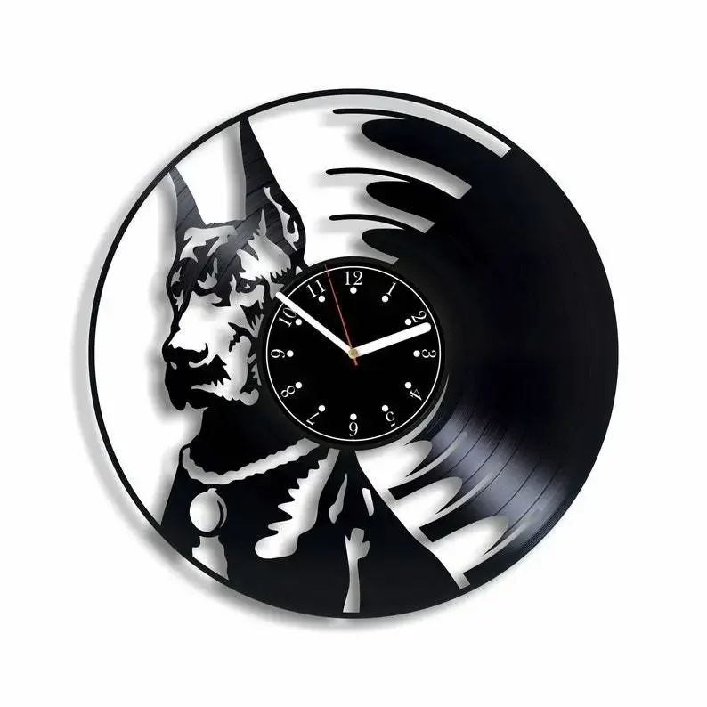 Doberman Design Wall Clock Pet Dog Vinyl Record Wall Clock Pet Store Puppy Home Wall Decoration Retro Clock Dog Breed Gift
Doberman Design Wall Clock Pet Dog Vinyl Record Wall Clock Pet Store Puppy Home Wall Decoration Retro Clock Dog Breed Gift