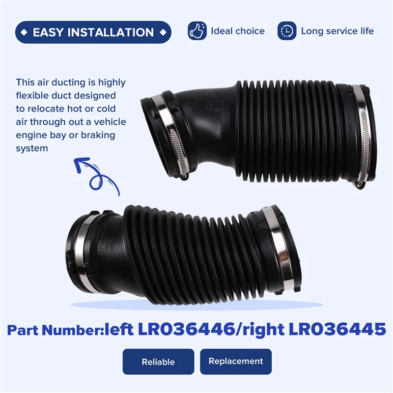 AB16-Engine Air Intake Inlet Pipe For Land Rover Range Engine Inlet Pipe Engine Inlet Pipe For Land Rover LR036446 LR036445
AB16-Engine Air Intake Inlet Pipe For Land Rover Range Engine Inlet Pipe Engine Inlet Pipe For Land Rover LR036446 LR036445