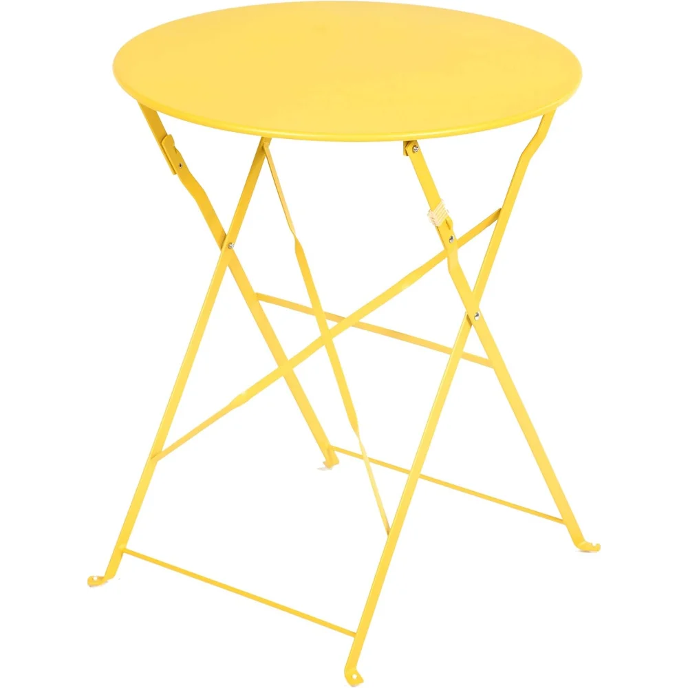 3-Piece Bistro Set Folding Outdoor Furniture Sets with Premium Steel Frame Portable Design for Bistro & Balcony, Yellow
3-Piece Bistro Set Folding Outdoor Furniture Sets with Premium Steel Frame Portable Design for Bistro & Balcony, Yellow