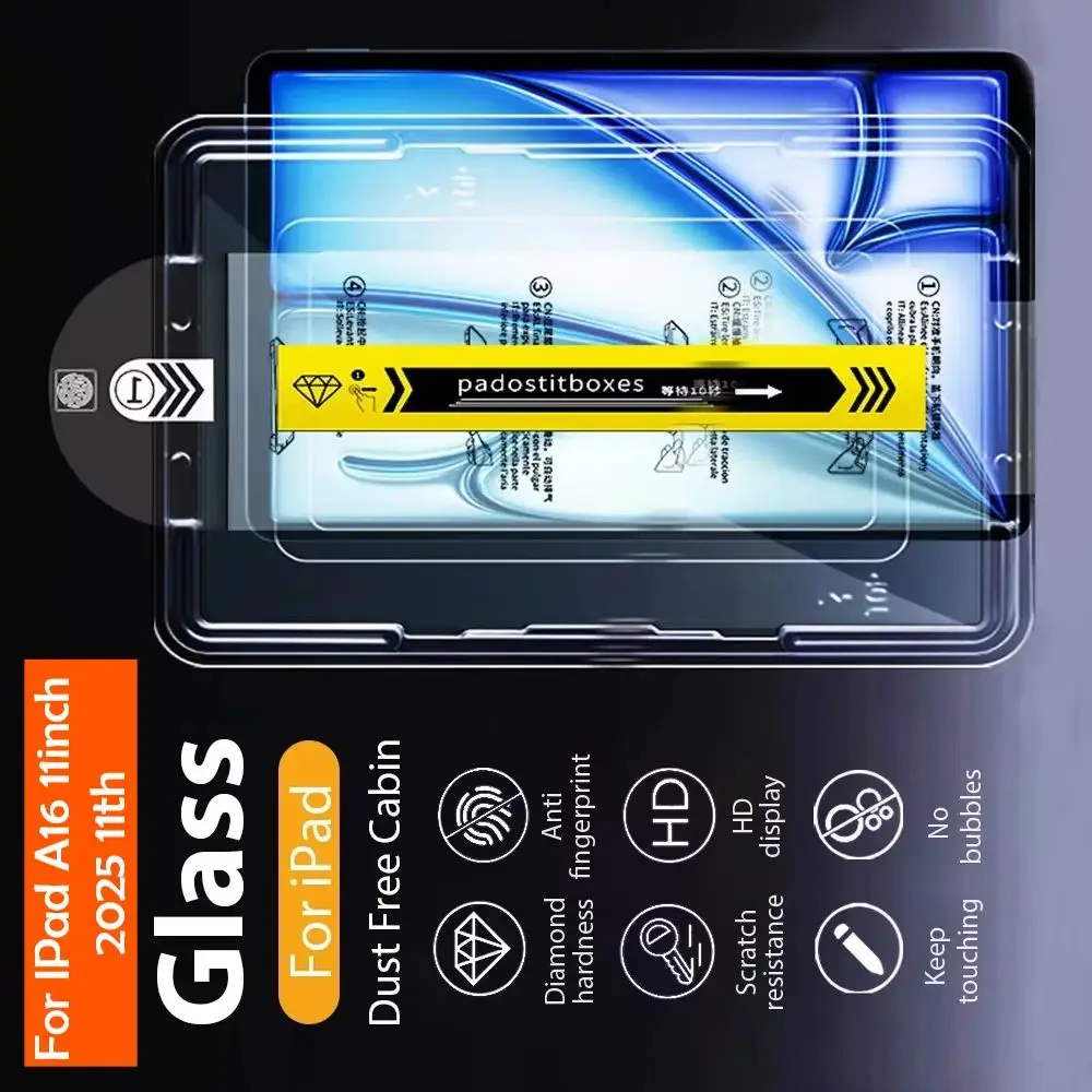 NEW Tempered Glass Screen Protector for Ipad A16 11th 2025 11" 10.9" 10th 9th Generation Air7 M3 6 5 4 3 2 Mini 6 7 Accessories
NEW Tempered Glass Screen Protector for Ipad A16 11th 2025 11" 10.9" 10th 9th Generation Air7 M3 6 5 4 3 2 Mini 6 7 Accessories