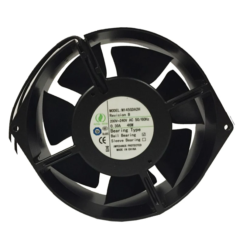 MUTUAL MOTOR M145GDA2H 200V-240V AC 50/60Hz 0.30A 46W UPS Inverter Cabinet 1755 Axial Flow Fans
MUTUAL MOTOR M145GDA2H 200V-240V AC 50/60Hz 0.30A 46W UPS Inverter Cabinet 1755 Axial Flow Fans