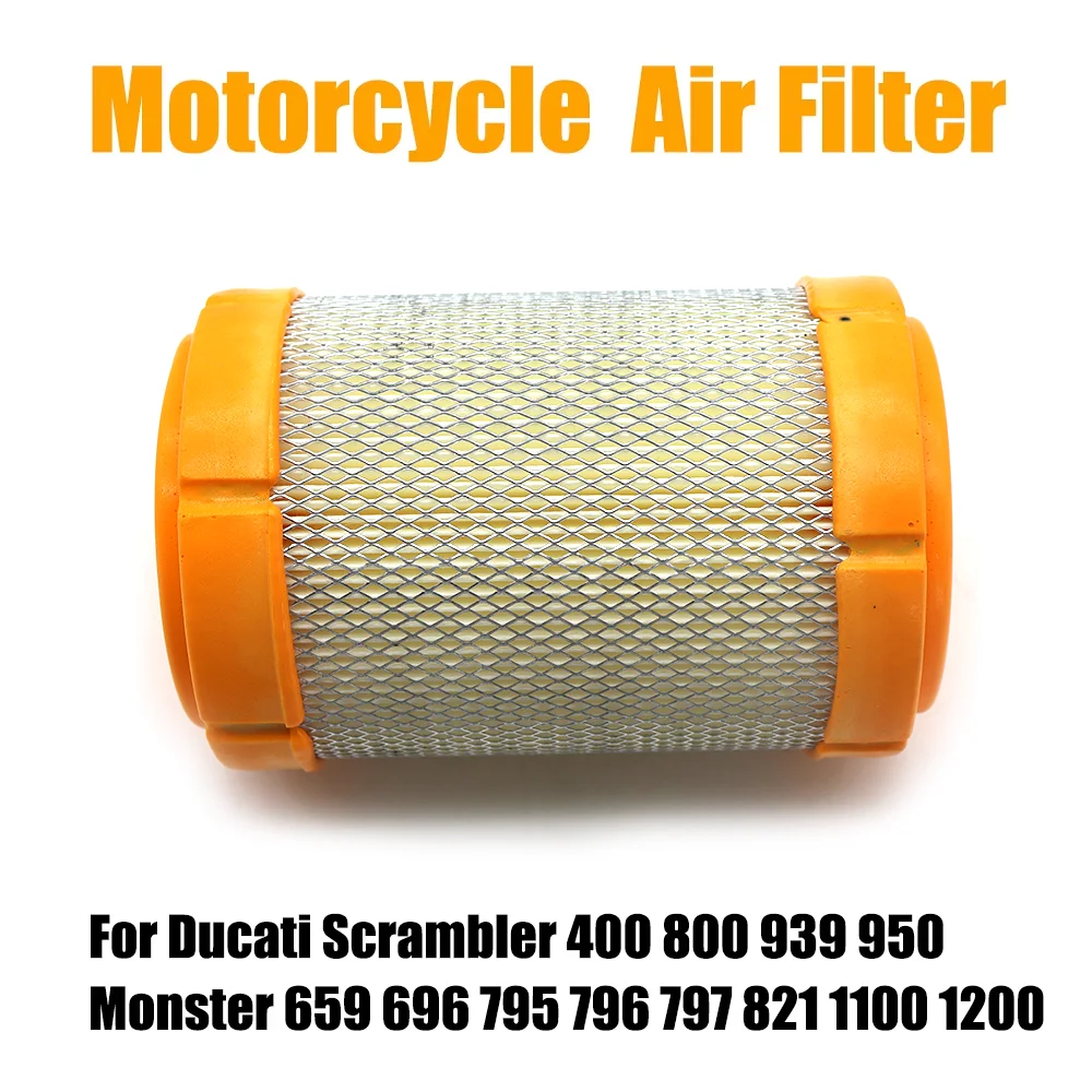 Для Ducati Scrambler 400 800 939 950 Monster 659 696 795 796 797 821 1100 1200 Запчасти для очистки впускного воздушного фильтра мотоцикла
Для Ducati Scrambler 400 800 939 950 Monster 659 696 795 796 797 821 1100 1200 Запчасти для очистки впускного воздушного фильтра мотоцикла