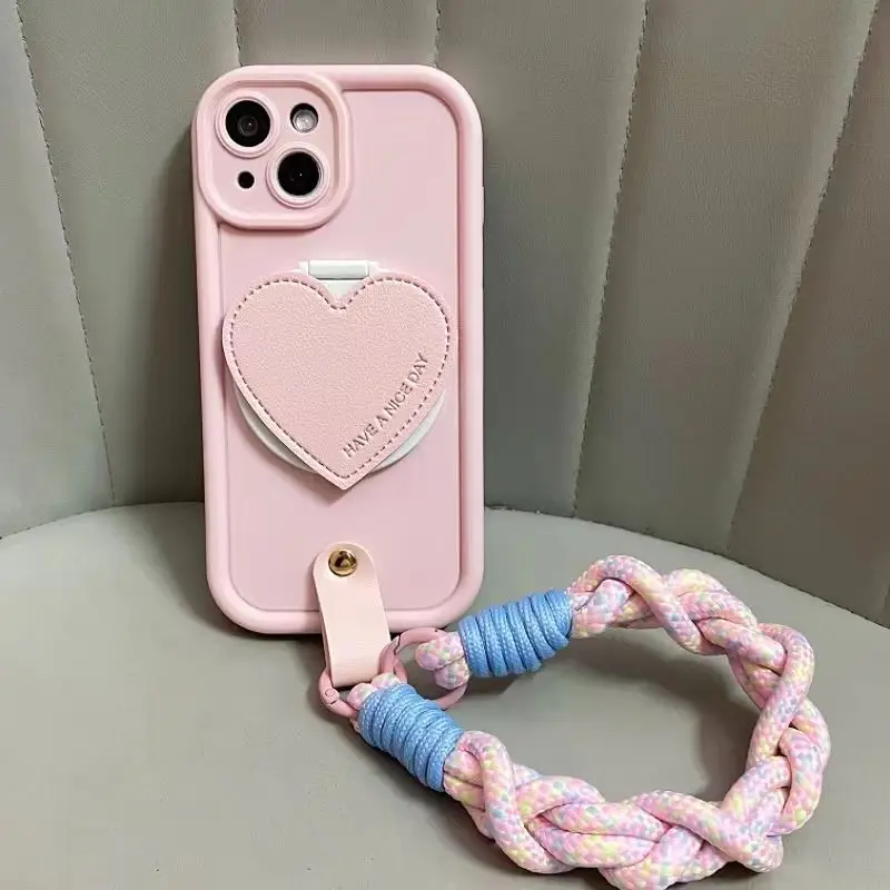 Phone Case For iPhone 16 15 14 13 12 11 8 7 6 6S X XS XR Mini Pro Max Plus Pink Protective Cover With Lanyard Love Mirror Holder
Phone Case For iPhone 16 15 14 13 12 11 8 7 6 6S X XS XR Mini Pro Max Plus Pink Protective Cover With Lanyard Love Mirror Holder