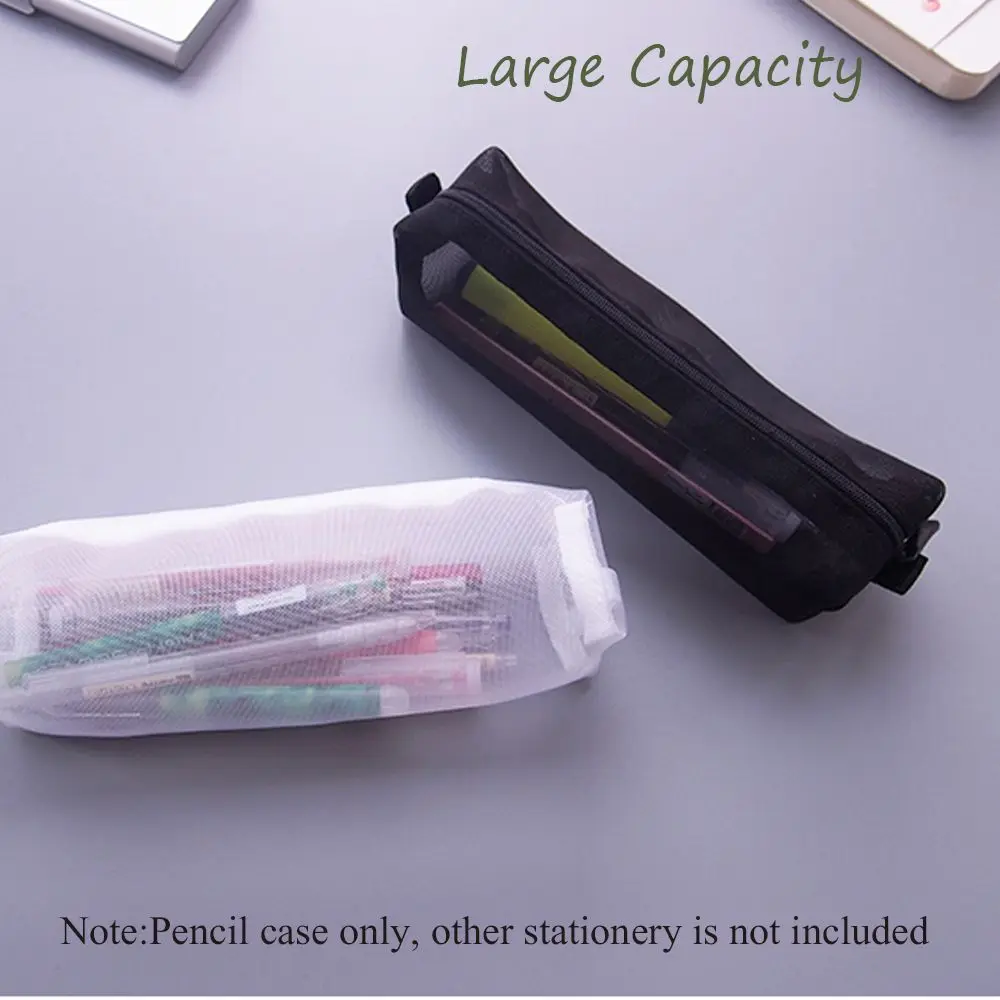 Gifts Fashion Makeup Handbags Cosmetic Zipper Pencil Case Transparent Grid Mesh Pen Bag Cosmetic Storage
Gifts Fashion Makeup Handbags Cosmetic Zipper Pencil Case Transparent Grid Mesh Pen Bag Cosmetic Storage