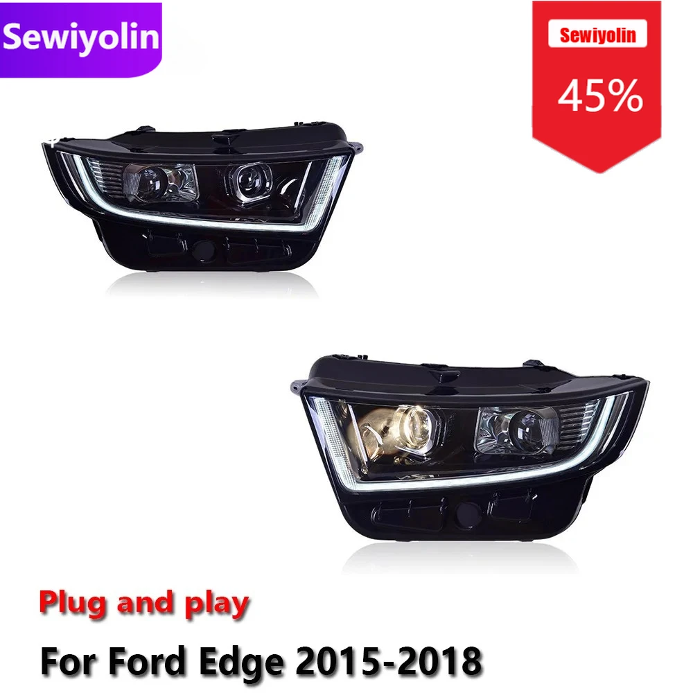 Автомобильные светодиодные фары DRL в сборе для Ford Edge 2015-2018 противотуманные фары DRL тормозного указателя поворота Plug and Play
Автомобильные светодиодные фары DRL в сборе для Ford Edge 2015-2018 противотуманные фары DRL тормозного указателя поворота Plug and Play