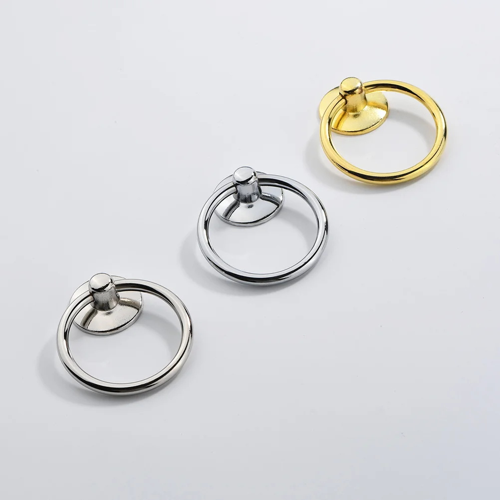 6pcs Black Pull Ring Handle Zinc Alloy Iron Durable Cabinet Drawer Knob For Furniture Wardrobe Cupboard Dresser Circular Grip
6pcs Black Pull Ring Handle Zinc Alloy Iron Durable Cabinet Drawer Knob For Furniture Wardrobe Cupboard Dresser Circular Grip