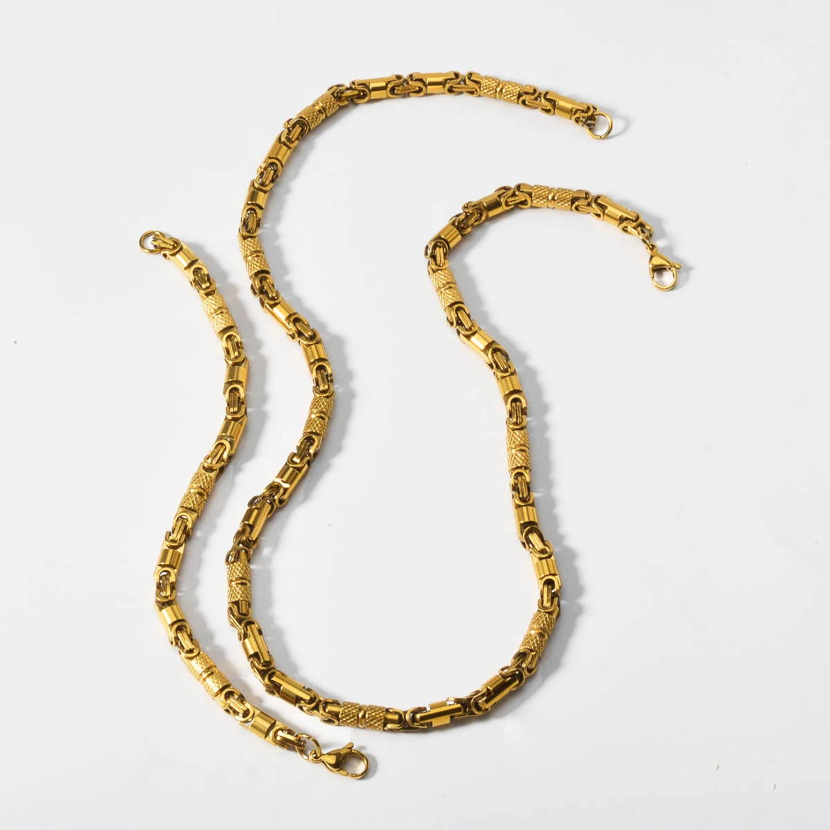 Simple Layered Jewelry Set Minimalist Stainless Steel Chain Necklace Bracelet Set Unisex Trendy Daily Wear Party Jewelry Gift
Simple Layered Jewelry Set Minimalist Stainless Steel Chain Necklace Bracelet Set Unisex Trendy Daily Wear Party Jewelry Gift