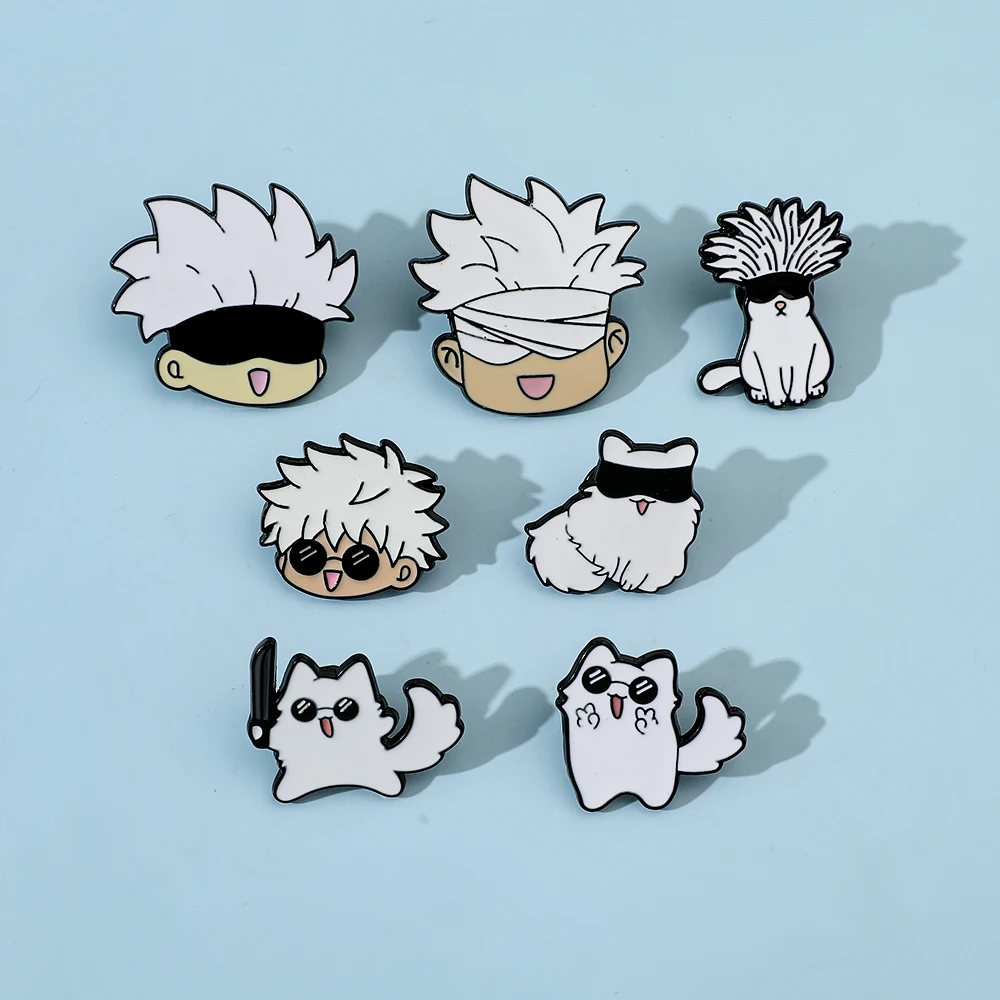 Jujutsu Kaisen Enamel Pin Cartoon Anime Brooches Animals Cat Custom Metal Hat Lapel Clothes Backpack Jewelry Friends Fans Gift
Jujutsu Kaisen Enamel Pin Cartoon Anime Brooches Animals Cat Custom Metal Hat Lapel Clothes Backpack Jewelry Friends Fans Gift