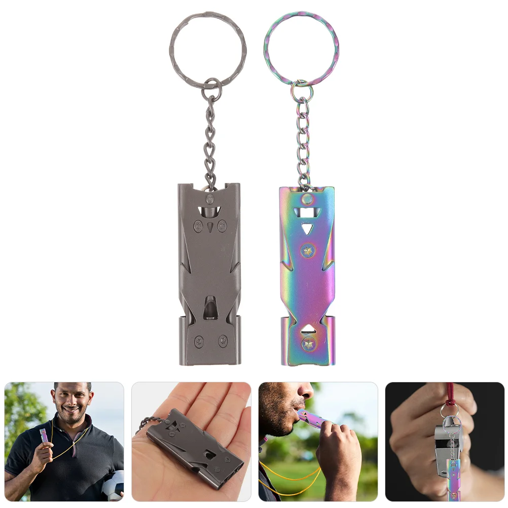 2 Pcs Bird Cage Whistle Training Accessory Pet Supplies Decorative Stainless Steel
2 Pcs Bird Cage Whistle Training Accessory Pet Supplies Decorative Stainless Steel