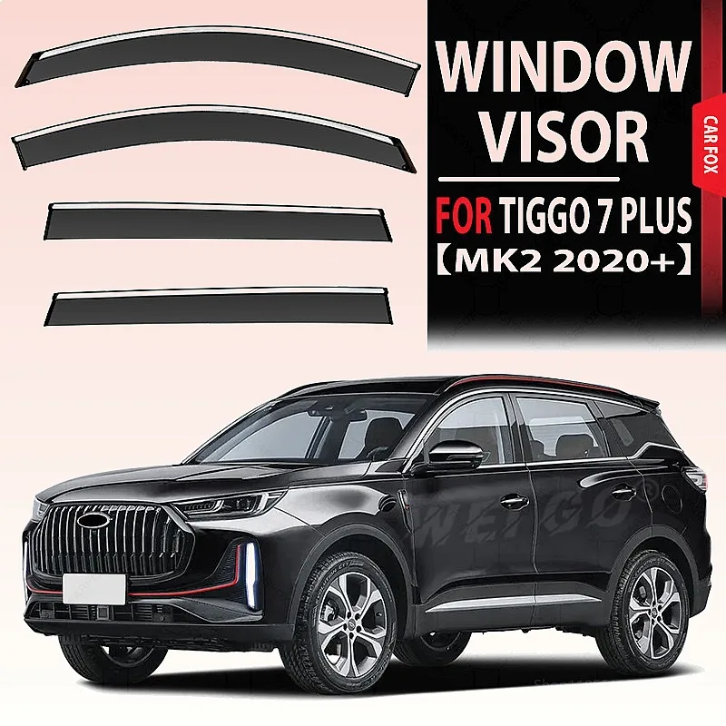 For Chery Tiggo 7 Plus 2020+ Car Window Visor Rain Sun Shade Awning Side Shield Auto Accessories
For Chery Tiggo 7 Plus 2020+ Car Window Visor Rain Sun Shade Awning Side Shield Auto Accessories