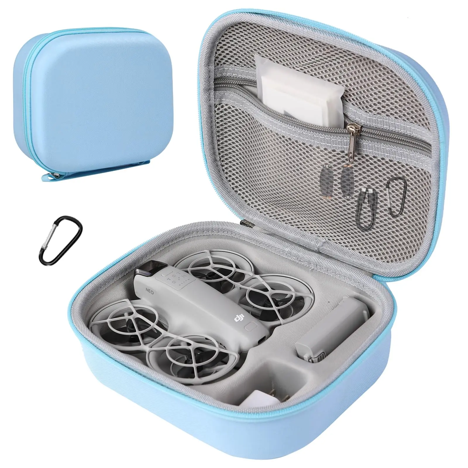 Сумка для хранения для DJI Neo-портативный жесткий дорожный чехол с молнией YKK для аксессуаров DJI Neo Drone-синий
Сумка для хранения для DJI Neo-портативный жесткий дорожный чехол с молнией YKK для аксессуаров DJI Neo Drone-синий