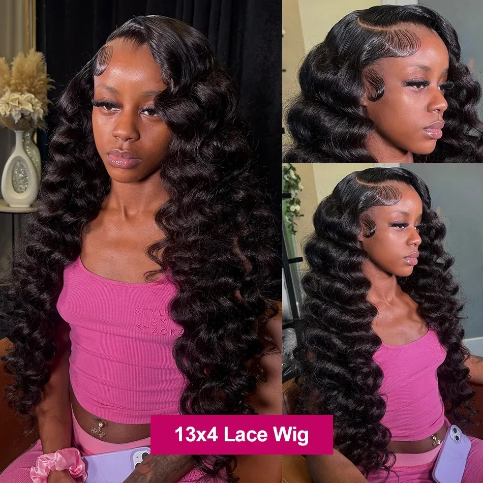 250 Density 40 Inch Loose Deep Wave Lace Frontal Wig 13x6 Hd Curly Human Hair Wigs Water Wave Pre plucked Lace Front Wig
250 Density 40 Inch Loose Deep Wave Lace Frontal Wig 13x6 Hd Curly Human Hair Wigs Water Wave Pre plucked Lace Front Wig