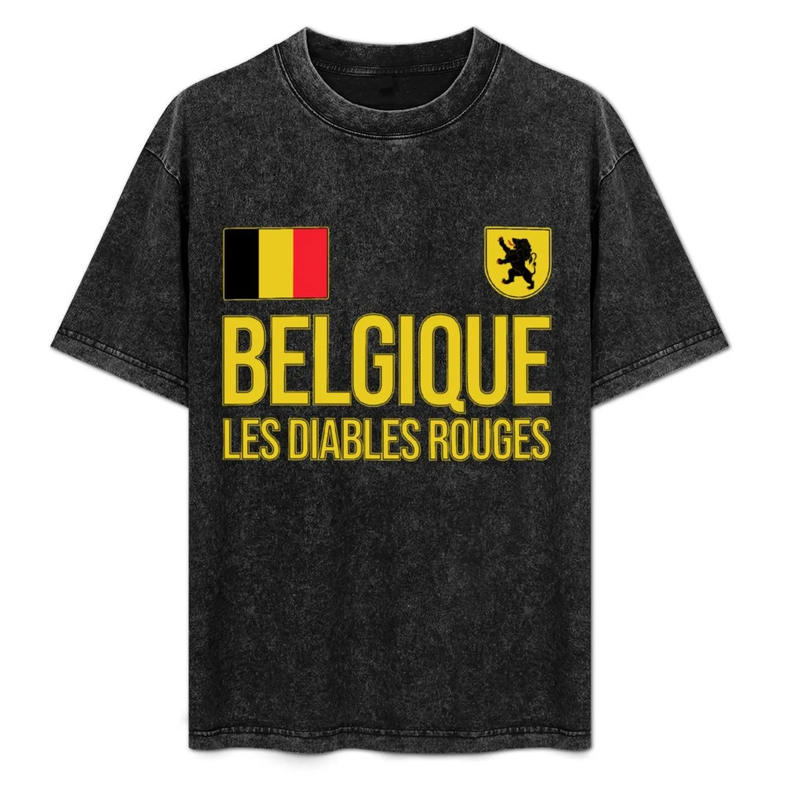 Belgique Les Diables Rouges Belgium Support T-Shirt Sun Protective Outdoor Tee Top