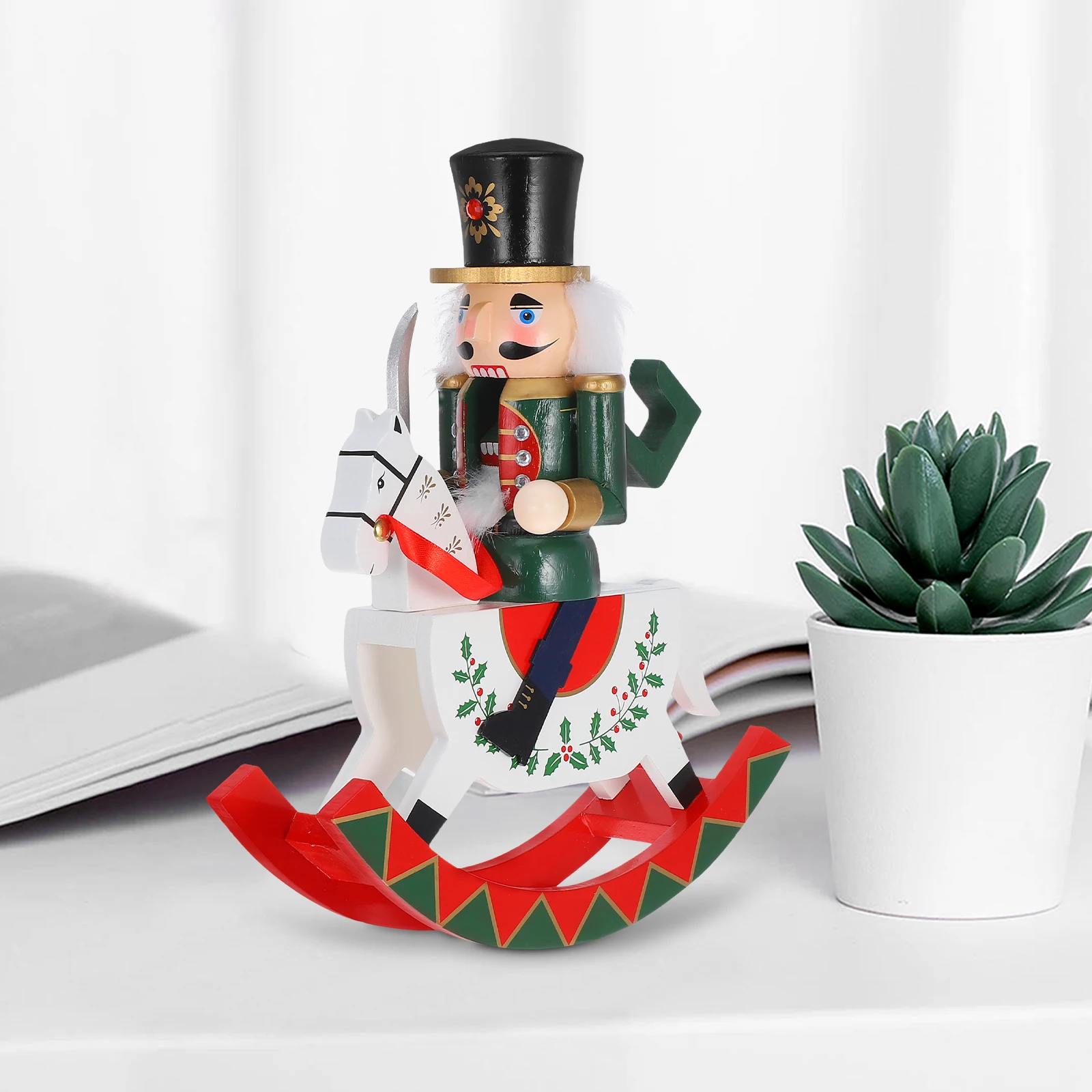 1 Wooden Nutcracker Christmas Decoration Tabletop Ornament Festive Figurine Holiday Mini Model Traditional Decor
1 Wooden Nutcracker Christmas Decoration Tabletop Ornament Festive Figurine Holiday Mini Model Traditional Decor